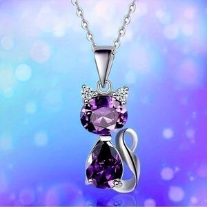 Women’s Cat Pendant Necklace - NWT